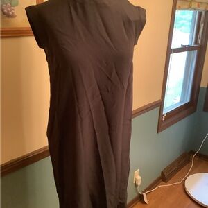 All Saints Black Tonya Lew Silk Sleeveless Dress US Size 4